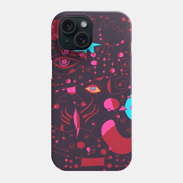 Joan Mirò Pattern #2 Phone Case by shamila