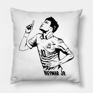 Neymar Jr Football Pillow