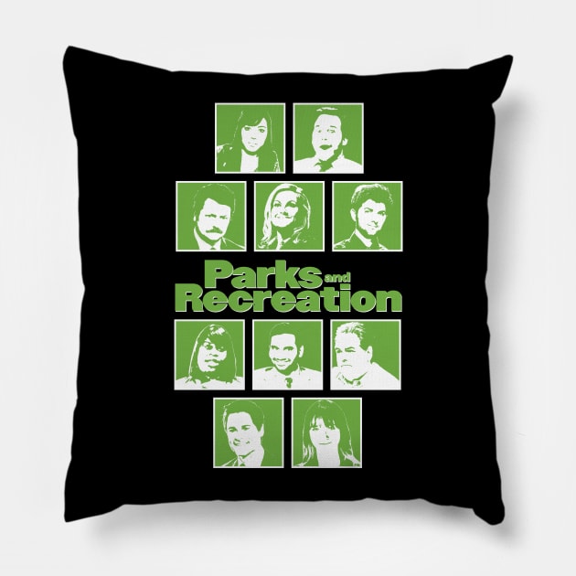 Parks and Recreation Pillow by Grayson888