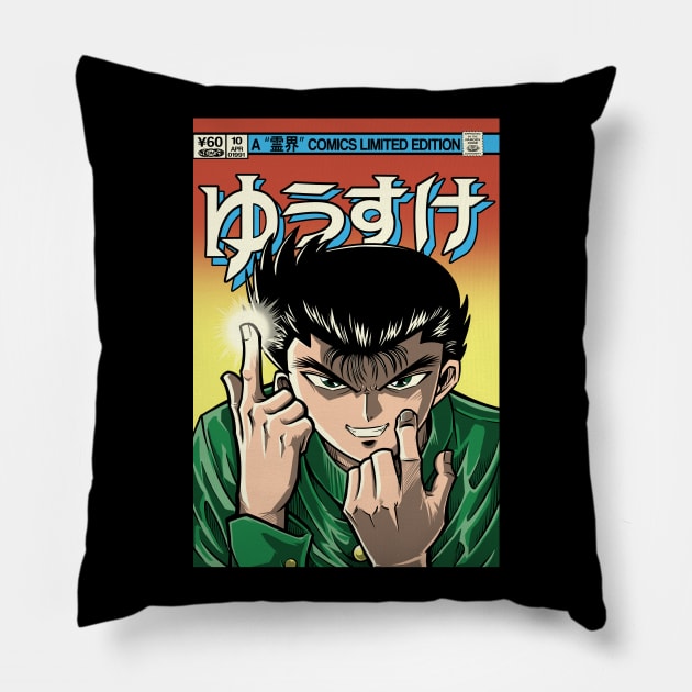 YUSUKE #1 Pillow by BetMac