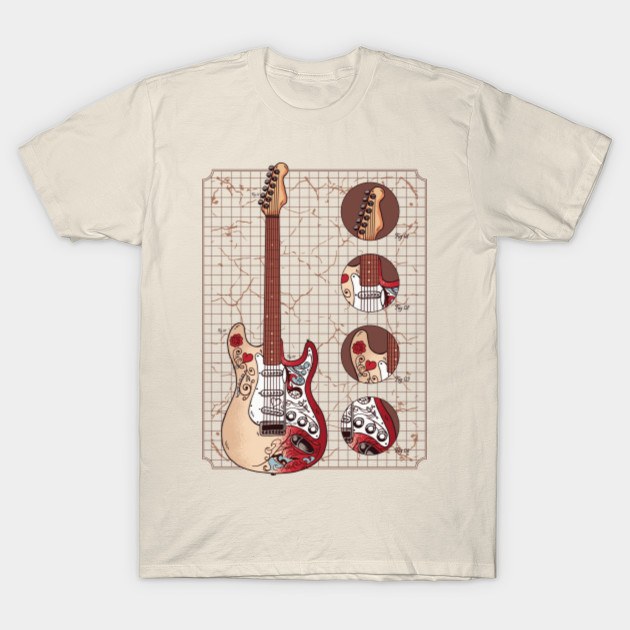 guitar t shirt designs