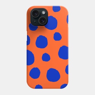 Orange and Purple Leopard Skin Pattern Phone Case