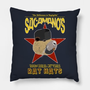 Sacamano's Rat Hats Pillow