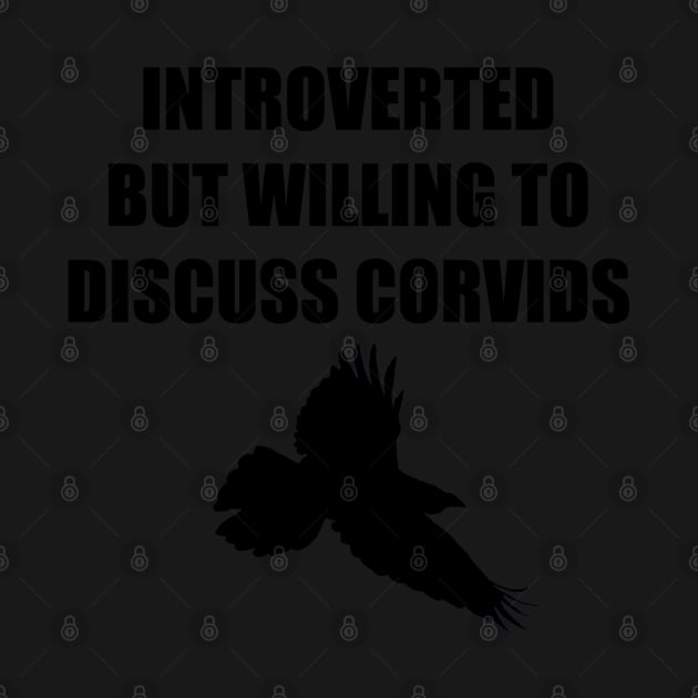 Introverted Corvids Black Version by TrapperWeasel