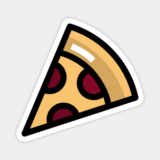 Classic Pepperoni Pizza Icon Magnet