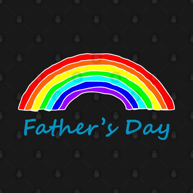 Rainbow for Fathers Day by ellenhenryart