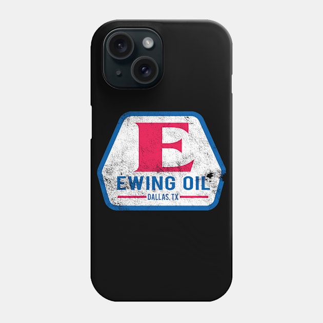 Ewing Oil, distressed Phone Case by hauntedjack