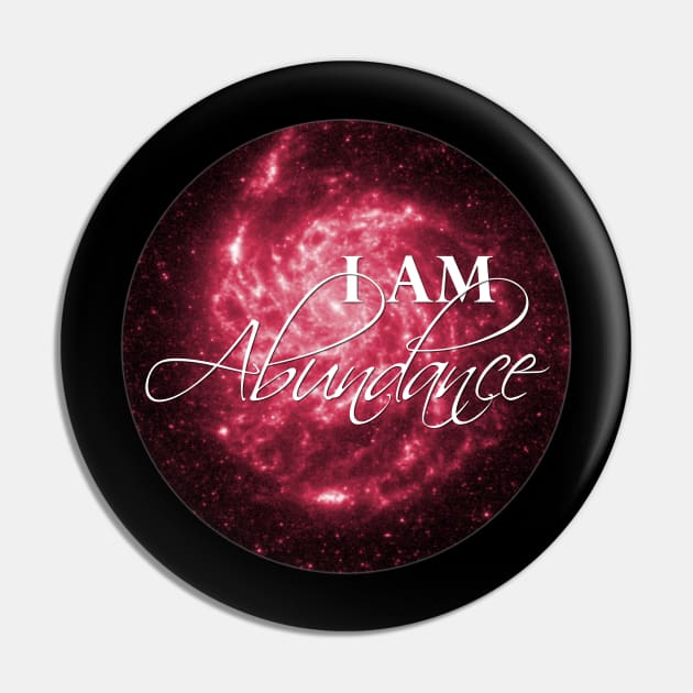 I Am Abundance Positive Affirmation Pin by Bluepress