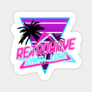 Vaporwave Aesthetic Style 80s Synthwave Retro Magnet