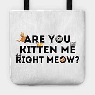 Are You Kitten Me Right Meow Tote