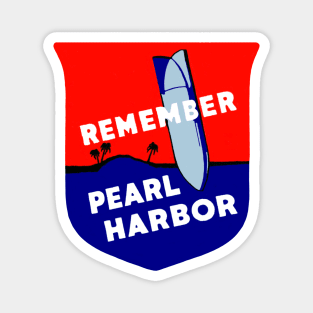 WWII Remember Pearl Harbor Magnet