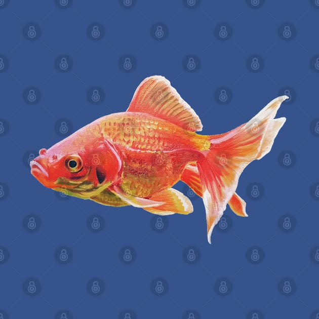 Painted goldfish by EmilyBickell