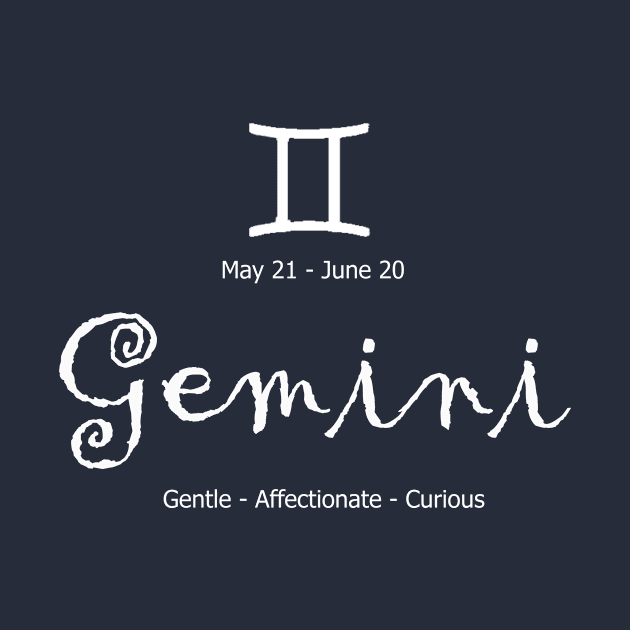 Gemini astrological sign design by halazidan