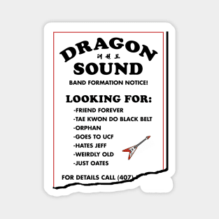 Dragon Sound Band Recruitment Magnet