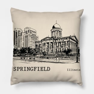 Springfield Illinois Pillow