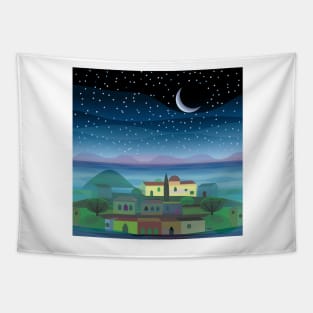 Island Moon Tapestry