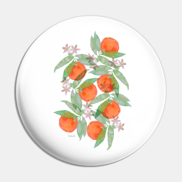 oranges Pin by RanitasArt