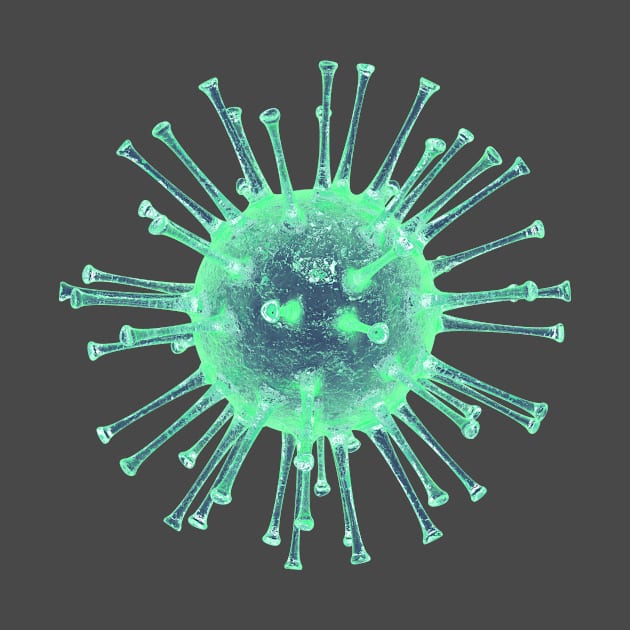 3D Render of a Coronavirus by diplikaya