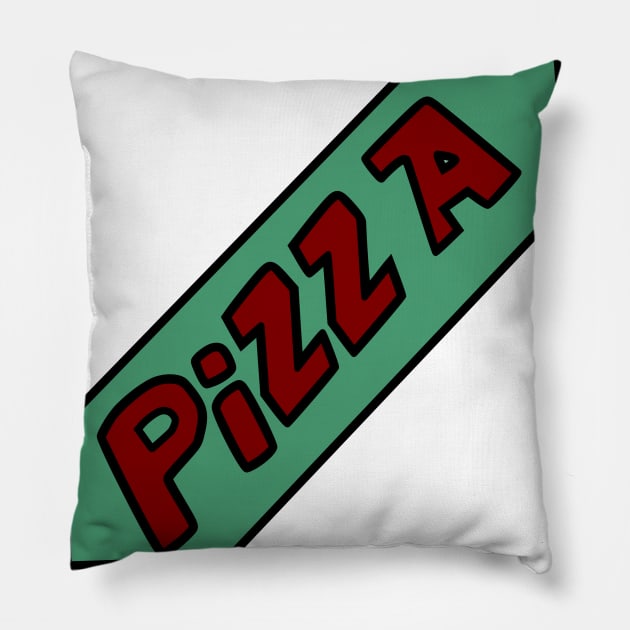 Krusty Krab pizza Pillow by tamir2503