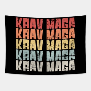 Vintage KRAV MAGA Martial Arts Tapestry