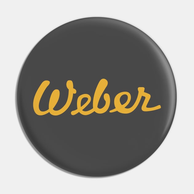 Weber 70th Anniversary Hot Rod Yellow Pin by Grill Giants