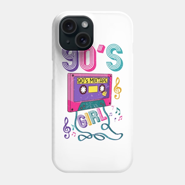 90s Girl , 90s Mixtape Phone Case by BAB