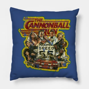 The Cannonball Run 1981 Vintage Pillow