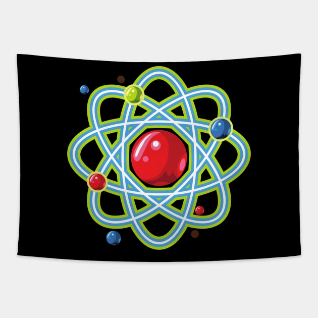 movement of the atom Tapestry by rayanammmar