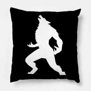 Werewolf Silhouette Pillow