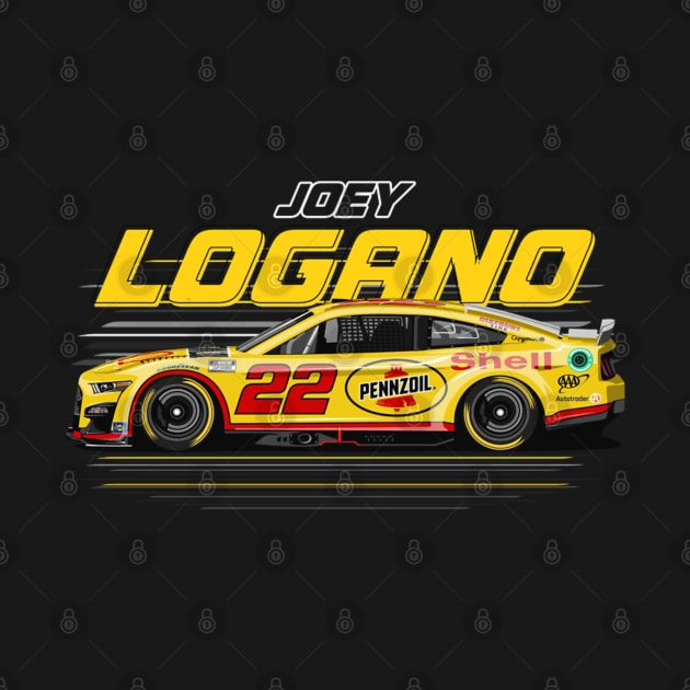 Joey Logano #22 Mustang by stevenmsparks