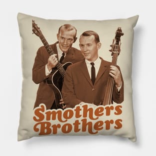 The Smothers Brothers Sepia Tribute Pillow