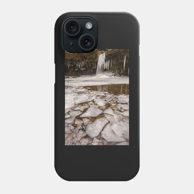 Sgwd Gwladys in Winter Phone Case by dasantillo