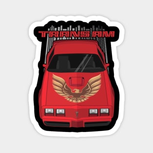 Firebird Trans Am 79-81 -  red and gold Magnet