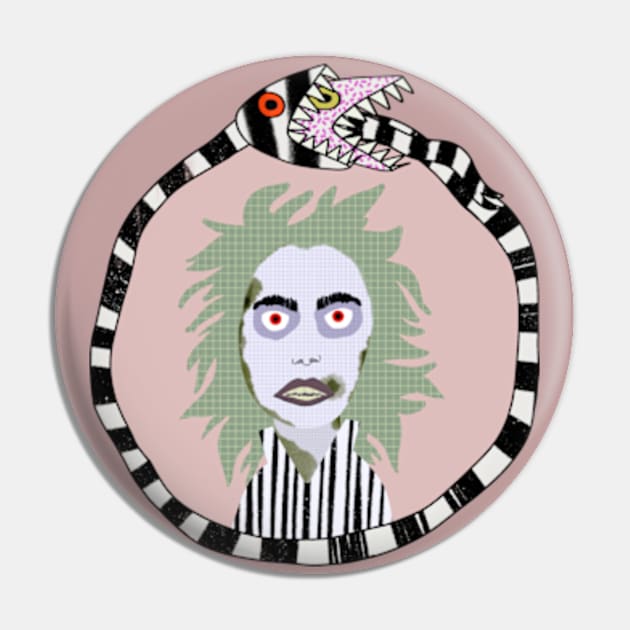 Beetlejuice Pin by LindsieMosleyCreative