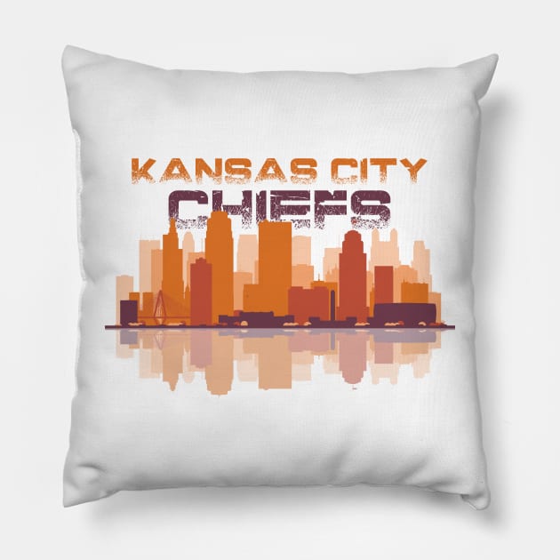 Hometown of KC Chiefs Pillow by TyBen