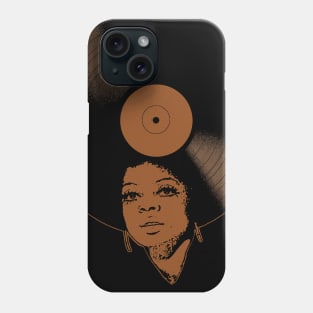 Afrovinyl (Brown) Phone Case