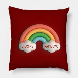 Chasing Rainbows Pillow