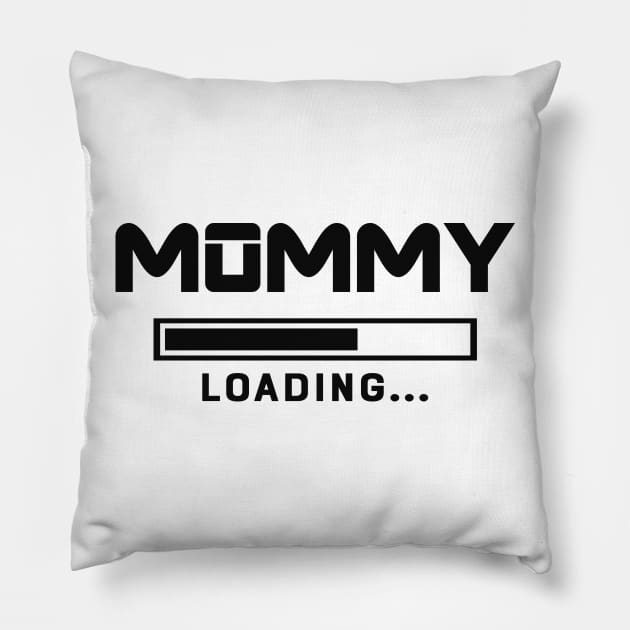 Mommy Loading Please Wait Pillow by KC Happy Shop