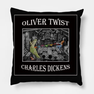 Oliver Twist and Mister Fagin Pillow