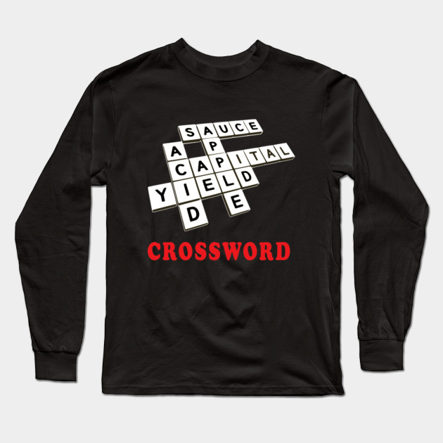 Crossword Clue Crossword Clue Long Sleeve T Shirt Teepublic