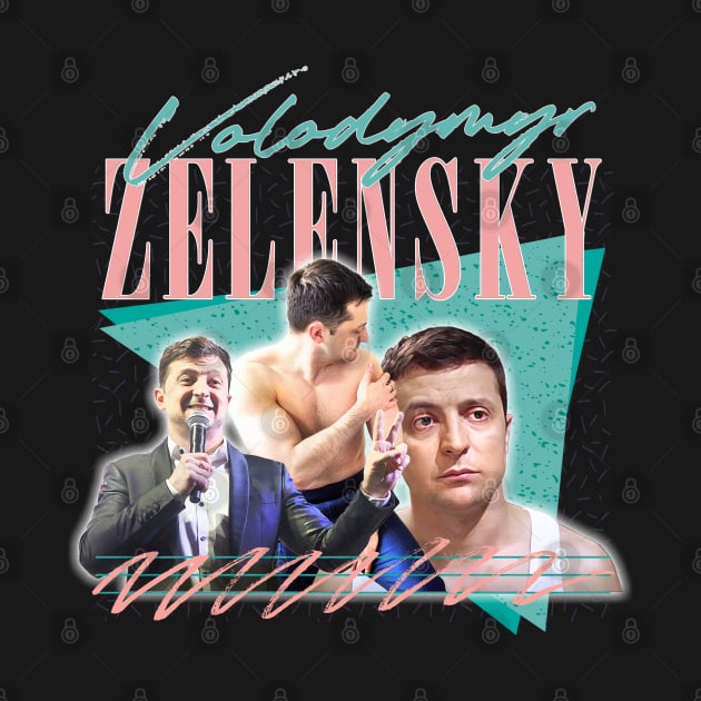 Zelensky Ukraine / Retro Fan Art Design by DankFutura