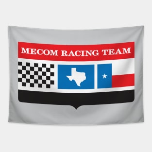 Mecom Racing Team vintage logo - silver frame Tapestry