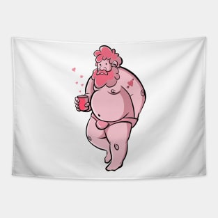 Lovey Dovey Bear Tapestry