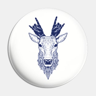 Rock 'n Roll Deer Pin