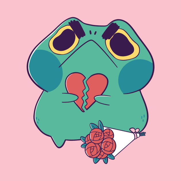 Broken Heart Frog by TaylorRoss1