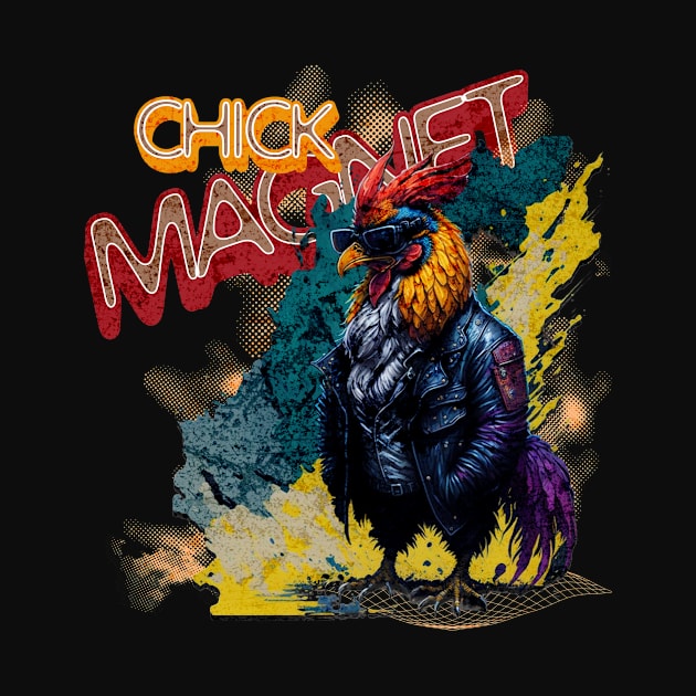 Chick Magnet T-shirt by Quirk Prints