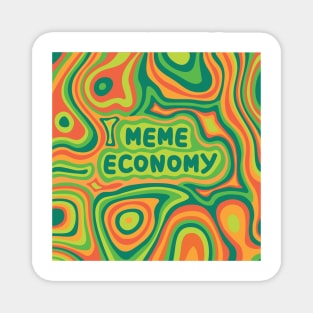 Meme Economy Green Magnet