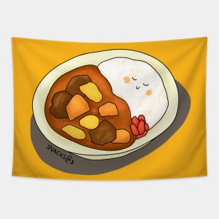 Delicious Japanese Curry with Rice Tapestry