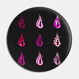 Eating Disorder Recovery Indigo/Pink Sticker Pack Pin