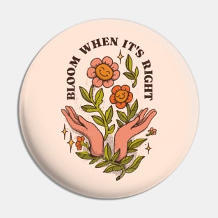 Let Your Happiness Blossom Pin